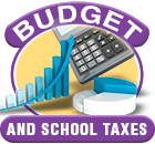 Budget and School Taxes icon