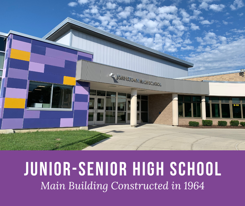 Junior-Senior High School main building constructed in 1964