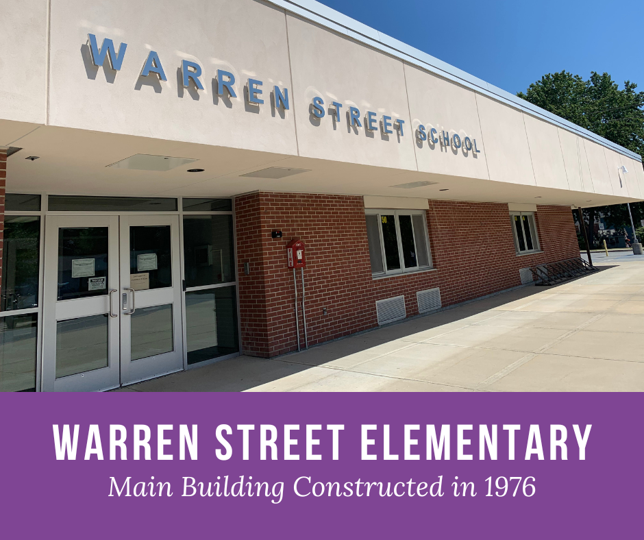 Warren Street Elementary main building constructed in 1976