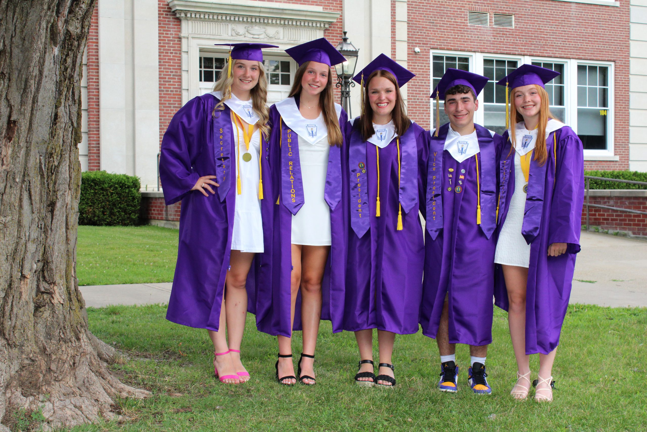 image of students at graduation