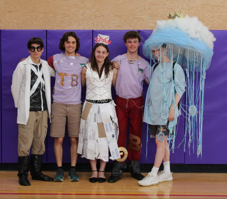 Students dressed up